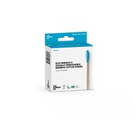 Humble Brush Cotton Staafjes Bamboo Blue Pack of 100