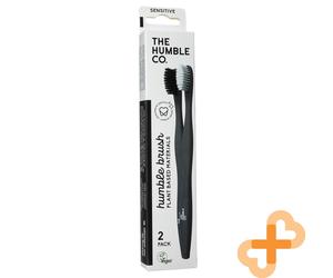 HUMBLE BRUSH Plant Based Toothbrush for Sensitive Gums 2-Pack