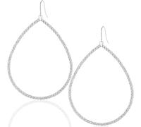 Humble Chic Simulated Diamond Teardrop Dangle Earrings For Women - Gold or Silver Tone with Cubic Zirconia - Hypoallergenic and Safe for Sensitive Ears, Cubic Zirconia, Cubic Zirconia