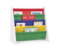Humble Crew Children's Bookcase Storage Rack With 4 Tiers, Children's Bookrack, Bookshelf, White/primary