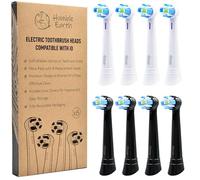 Humble Earth - Replacement Brush Heads Compatible with Oral-B iO Series 2-10 Toothbrush, Soft Bristles (Mixed - 8 Pack)