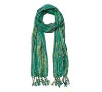 Humble Hilo Multi-Colored Scarf/Shawl for Women Lightweight Head or Neck Scarf, Dark Green, One Size Fits All