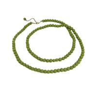 Humble Hilo Sari Jewelry Women's Textile Bead Necklace Upcycled Simple Statement Necklace Sets Perfect to Mix and Match, Adjustable, Cotton, Wood, No Gemstone