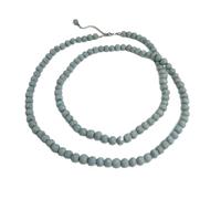 Humble Hilo Sari Jewelry Women's Textile Bead Necklace Upcycled Simple Statement Necklace Sets Perfect to Mix and Match, Adjustable, Cotton, Wood, No Gemstone