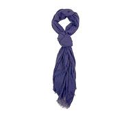 Humble Hilo Womens Woven Bohemian Style Gauze Scarf,Shawl, Head Wrap Fringed Edge Lightweight, Long Folds Small, Purple, One Size