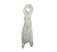 Humble Hilo Womens Woven Bohemian Style Gauze Scarf,Shawl, Head Wrap Fringed Edge Lightweight, Long Folds Small, Linen, One Size