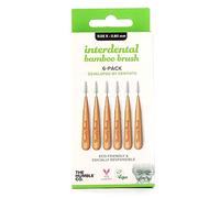 Humble Interdental Brush Bamboo - Brushes - Size 5-0.80 mm - Green - Pack of 4 (4 x 6 pcs.)