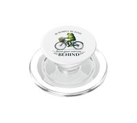 Humble Kind Frog Riding Bike Leave Worries Behind PopSockets PopGrip for MagSafe