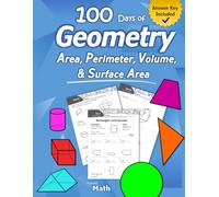 Humble Math - Area, Perimeter, Volume, & Surface Area: Geometry for Beginners - Workbook with Answer Key (KS2 KS3 Maths) Elementary, Middle School, High School Math - Geometry for Kids