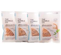 THE HUMBLE CO. - Dental Floss Picks - Mint Flavour - Slides Easily - Developed by Dentists - Designed in Sweden - Teeth Cleaning - Sustainable & Reusable - Vegan & Cruelty-Free - 50p