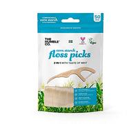 THE HUMBLE CO. - Dental Floss Picks - Mint Flavour - Slides Easily - Developed by Dentists - Designed in Sweden - Teeth Cleaning - Sustainable & Reusable - Vegan & Cruelty-Free - 50p
