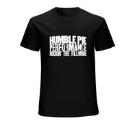 Humble Pie-Live at The Fillmore Unisex T-Shirts Graphic Print Mens Black Tee Shirt