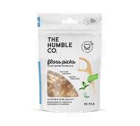 THE HUMBLE CO. - Dental Floss Picks - Mint Flavour - Slides Easily - Developed by Dentists - Designed in Sweden - Teeth Cleaning - Sustainable & Reusable - Vegan & Cruelty-Free - 50p