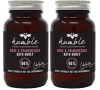 Humble Rose & Frankincense Rituals Gift Set (100ml Bath Honey, 75g Cleansing Bar & 75ml Hand & Body Cream) - Natural, Sustainable Beauty. Spoil Yourself Not The Environment. (Pack of 2)