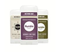 HUMBLE SIMPLE AND TRUE. Humble All Natural Deodorant, Aluminum And Paraben Free, Cruelty Free Men And Women Deodorant Assorted 3-Pack