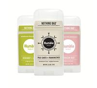 HUMBLE SIMPLE AND TRUE. Humble Brands Original Aluminium Free Deodorant, Long Lasting Odour Control with Sodium Bicarbonate and Essential Oils, Spicy and Earthy, 65 ml Combination