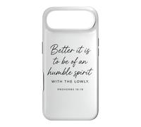 Humble Spirit With The Lowly Proverbs 16:19 Scripture Bible Case for iPhone Air