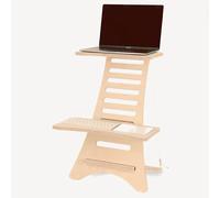 HumbleWorks. Stan 1 Hard Standing Desk for Laptop | Elegant Ergonomic Wood Riser | Smart, Sustainable British Design - Made in UK