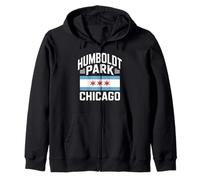 Humboldt Park Chicago Neighborhood Pride Midwest Illinois Zip Hoodie