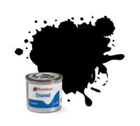 Humbrol 14ml No 1 Tinlet Enamel Paint 33 Black Matt
