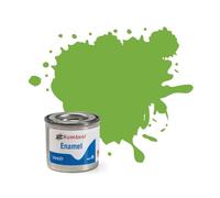 Humbrol Model Paint - AA0415 No 38 Lime - Gloss - Tinlet No 1 (14ml), Enamel Paints for Models, Plastic, Metal, Wood, Glass, Ceramics and More, Enamel Touch Up Paint - Hobby Paint Tin for Craft Kits