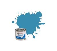 Humbrol 14ml No. 1 Tinlet Enamel Paint Bottle 48 (Mediterranean Blue Gloss)