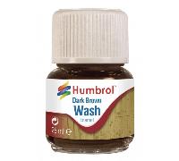 Humbrol 28ml Enamel Wash Dark Brown (Store Pickup Only)