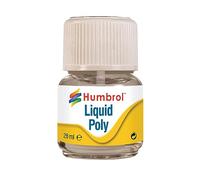 Humbrol 28ml Liquid Poly Bottle Adhesive Model Building Glue - Plastic Modelling kits fast drying plastics welding effect with aplicator