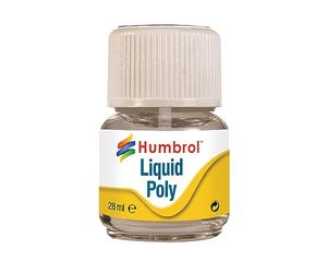 Humbrol 28ml Liquid Poly Bottle Adhesive Model Building Glue - Plastic Modelling kits fast drying plastics welding effect with aplicator
