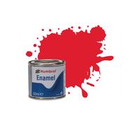 Humbrol 50ml Enamel Paint Tinlet - No 19 Bright Red Gloss Model Kit Paint