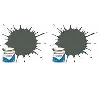 Humbrol AA0014 14ml No. 1 Tinlet Enamel Paint 1 (Grey Primer Matt) (Pack of 2)