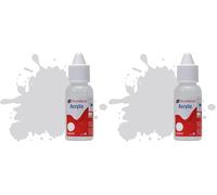 Humbrol Acrylic Dropper Bottle, Light Grey, 14 ml (Pack of 2)