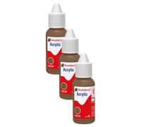 Humbrol Acrylic Paint, No 29 Dark Earth - Matt, 14 ml (Pack of 3)