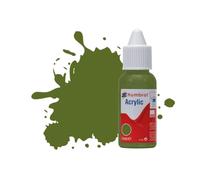 Humbrol Acrylic Paint No.88 Deck Green Matt dropper bottle, 14ml (DB0088)