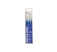 Humbrol AG4304 Detail Brush Pack Sizes: 00/0/1/2 Brushes Scale Model Kit