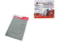 Humbrol AG9155 A4 Cutting Mat and Medium Tool Set Bundle