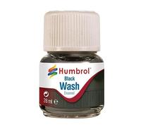 Humbrol AV0201 Enamel Wash (Black), 28ml (Package may vary)