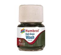 Humbrol AV0203 Enamel Wash modellers washes effect Dark Green 28ml