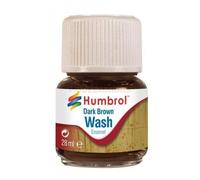 Humbrol AV0205 Enamel Wash modellers washes effect Dark Brown 28ml