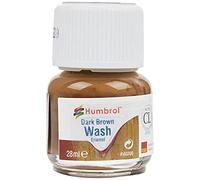 Humbrol AV0205 Enamel Wash modellers washes effect Dark Brown 28ml