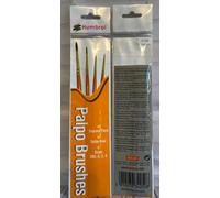 Humbrol Brush Brushes Set Stipple Flat Detail Evoco Palpo Coloro Brushes