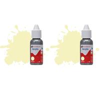 Humbrol DB0041 Acrylic Paint No 41 Ivory - Gloss (Pack of 2)
