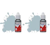 Humbrol DB0127 Acrylic Paint No 127 US Ghost Grey - Satin,14 ml (Pack of 2)