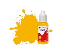 Humbrol DB0154 No 154 Insignia Yellow Matt Acrylic Paint 14ml dropper bottle