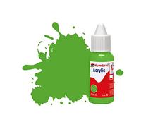 Humbrol Acrylic Paint No 208 DB0208 Fluorescent Signal Green Gloss