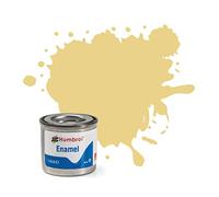 Humbrol Model Paint - AA1136 No 103 Cream - Matt - Tinlet No 1 (14ml), Enamel Paints for Models, Plastic, Metal, Wood, Glass, Ceramics and More, Enamel Touch Up Paint - Hobby Paint Tin for Craft Kits