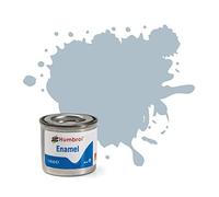 Humbrol Model Paint - AA1403 No 127 US Ghost Grey - Satin - Tinlet No 1 (14ml), Enamel Paints for Models, Plastic, Metal, Wood, Glass, Ceramics and More, Enamel Touch Up Paint - Hobby Paint for Craft