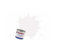 Humbrol Model Paint - AA1434 No 130 White - Satin - Tinlet No 1 (14ml), Enamel Paints for Models, Plastic, Metal, Wood, Glass, Ceramics and More, Enamel Touch Up Paint - Hobby Paint for Craft Kits