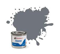 Humbrol Model Paint - AA1780 No 164 Dark Sea Grey - Satin - Tinlet No 1 (14ml), Enamel Paints for Models, Plastic, Metal, Wood, Glass, Ceramics and More, Enamel Touch Up Paint - Hobby Paint for Craft