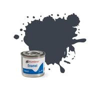 Humbrol Model Paint - AA1506 No 32 Dark Grey - Matt - Tinlet No 1 (14ml), Enamel Paints for Models, Plastic, Metal, Wood, Glass, Ceramics and More, Enamel Touch Up Paint - Hobby Paint for Craft Kits
